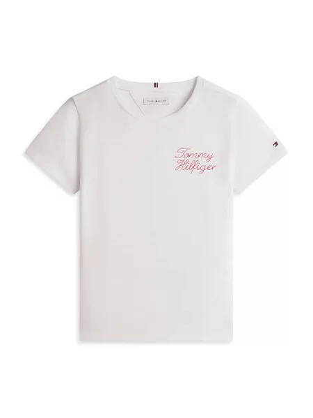 Tommy Hilfiger tričko detské biela