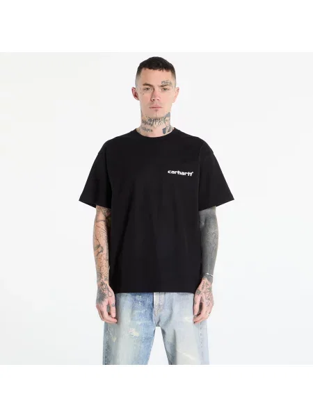 Tricou Carhartt WIP S/S Caps T-Shirt UNISEX Black L negru