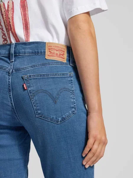 Jeansy o kroju slim fit z 5 Levi's® 300 błękitne