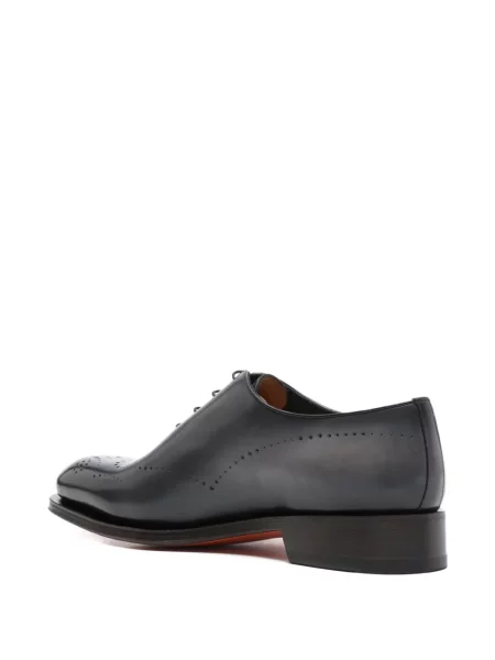 Oxford Santoni din piele albastru