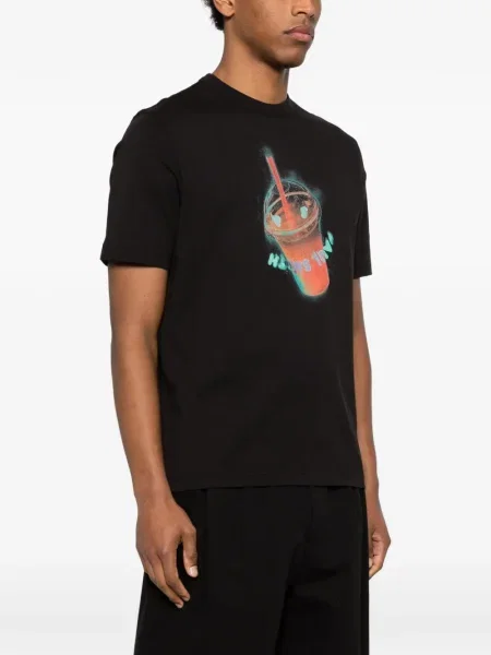 Tricou Ps Paul Smith cu imagine negru