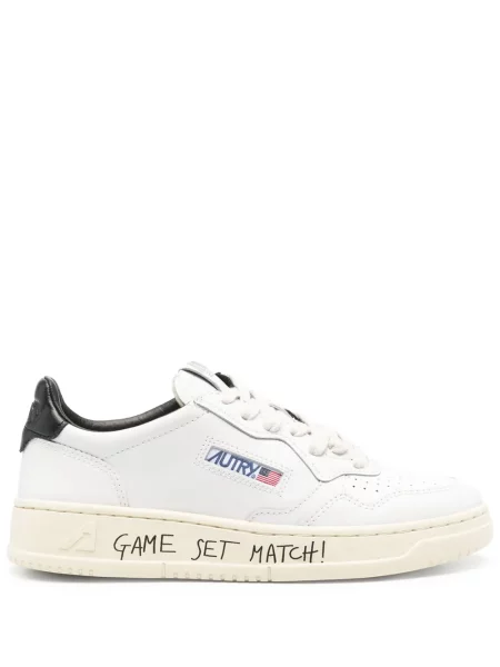 Sneakerși Autry din piele alb