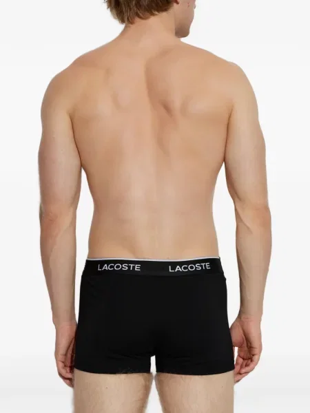 Boxeri Lacoste cu autograf negru