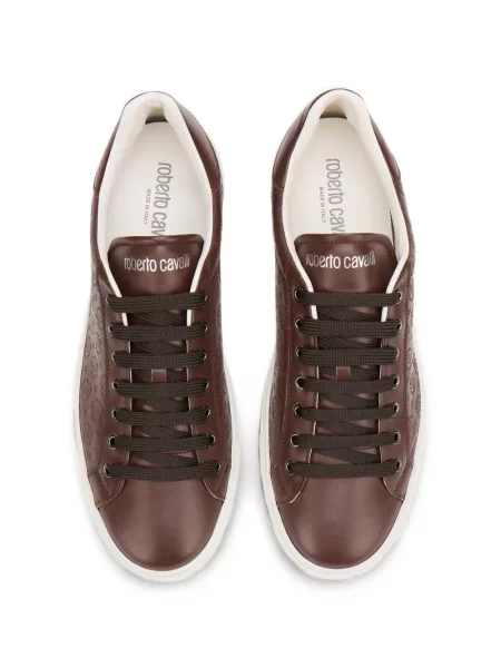 Sneakerși Roberto Cavalli maro