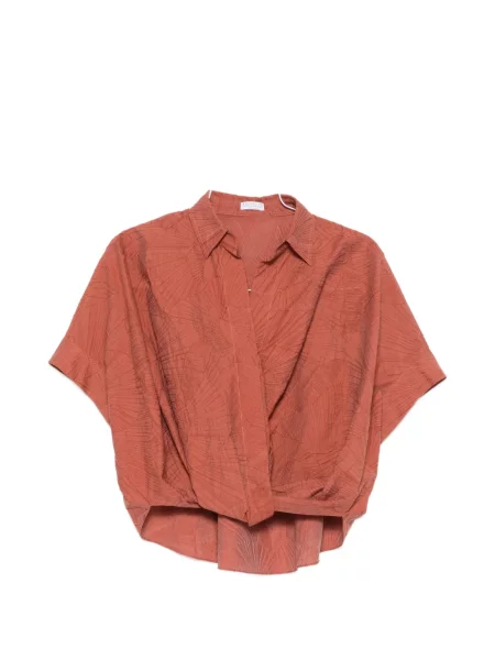 Bluzka Brunello Cucinelli pomarańczowa