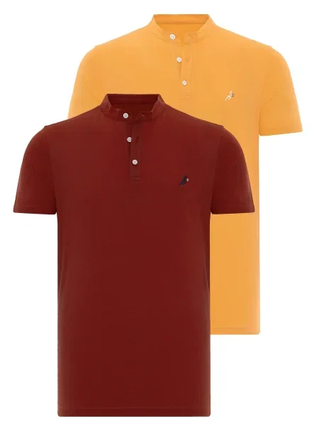 Moxx Paris Majica EINDHOVEN / bordo rumena