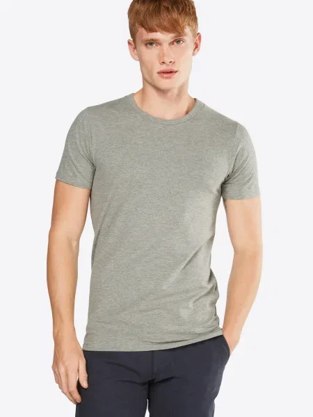 JACK & JONES Tricou amestecat gri