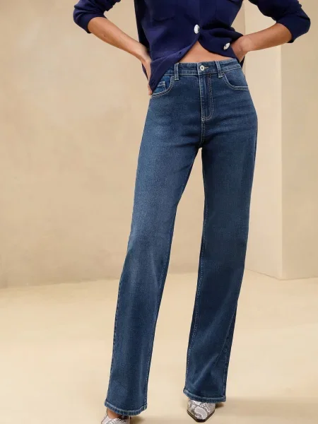 Lipsy Jeans închis albastru