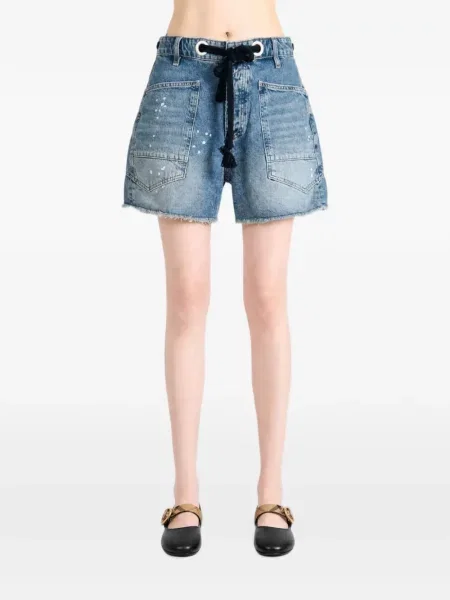 Pantaloni scurți Free People albastru