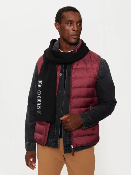 Jack&Jones Зимен шал Bottle черен