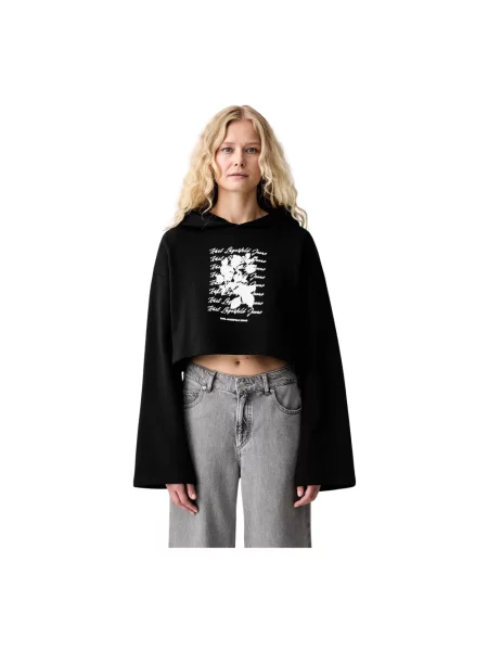 Bluza z kapturem Karl Lagerfeld z kapturem czarna