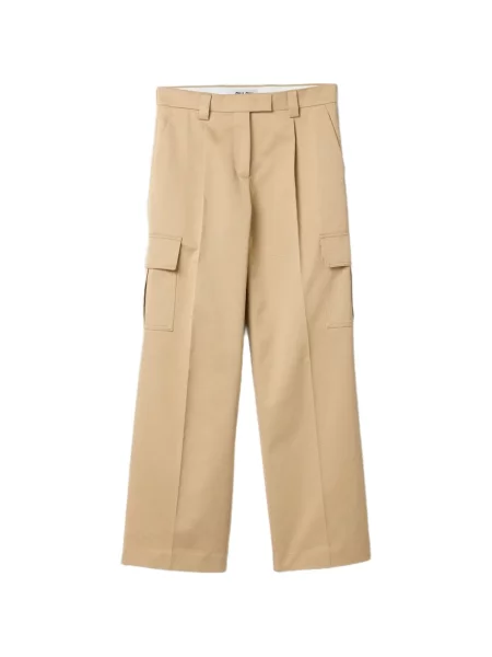 Pantaloni chino Miu Miu