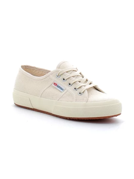 Sneakersy Superga klasyczne wiązane beżowe