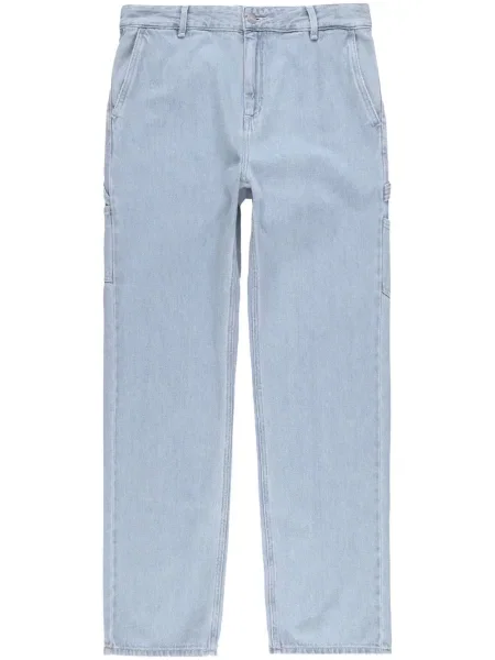Blugi drepți Carhartt Wip albastru