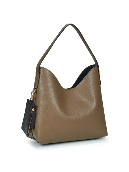 Kabelka Tommy Hilfiger Th Icon Shoulder Bag Taupe Universal hnědá