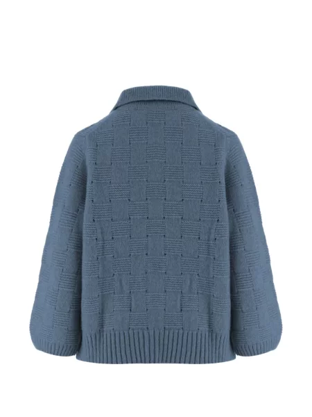 Cardigan Allude tricotate albastru
