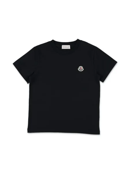Koszulka dziecięca Moncler Enfant niebieska