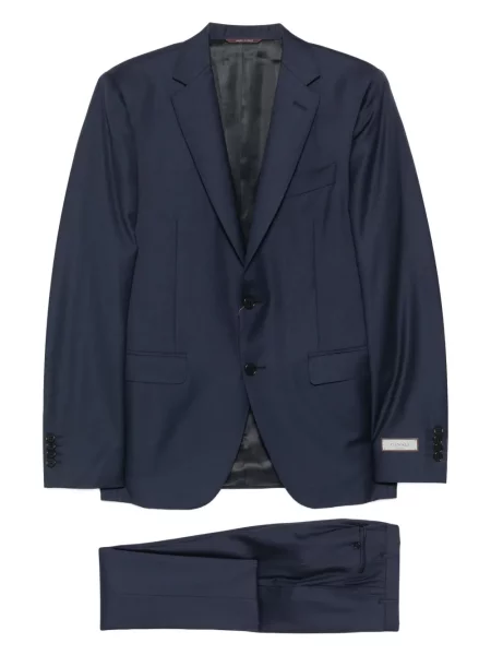 Costum Canali de lână de costum albastru