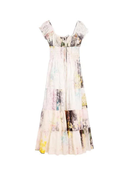 Desigual Rochie crem / galben / metalic / purpuriu gri