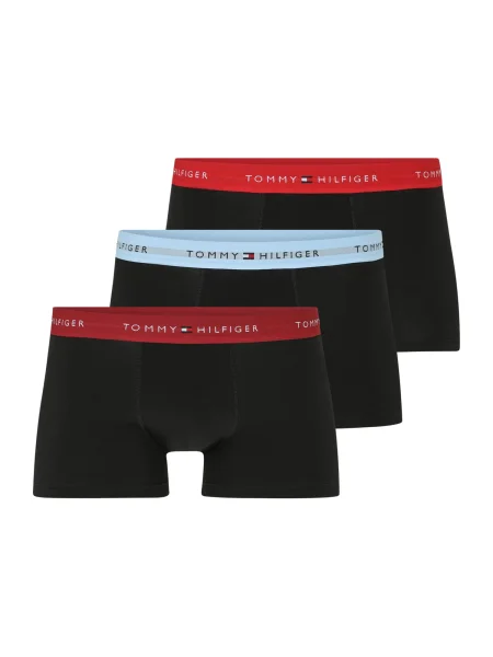 Tommy Hilfiger Set 3 perechi de boxeri negru