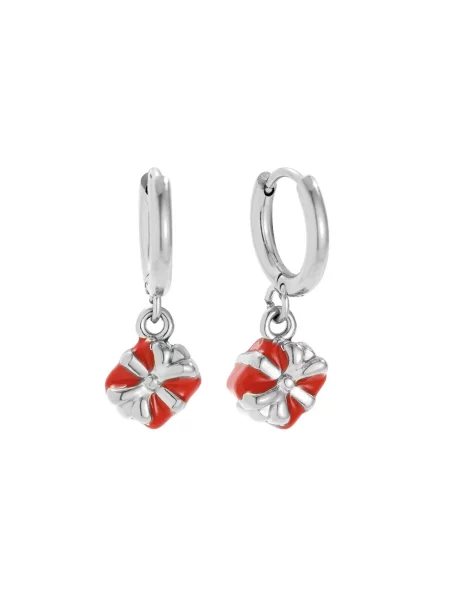 Cala Rose Cercei RUBY BOW argintiu roz