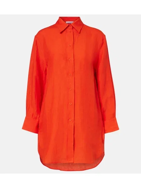 Cămașă supradimensionată Eres de in portocaliu
