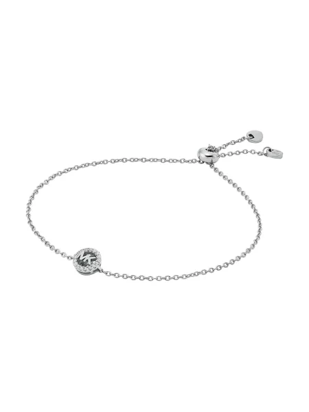 Brăţară Michael Kors transparente argintiu