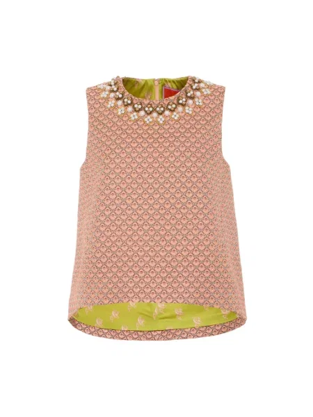 Top La Doublej różowy