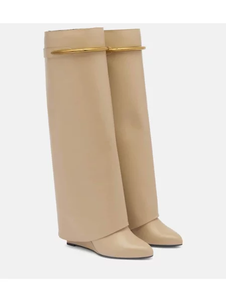 Cizme Givenchy din piele bej