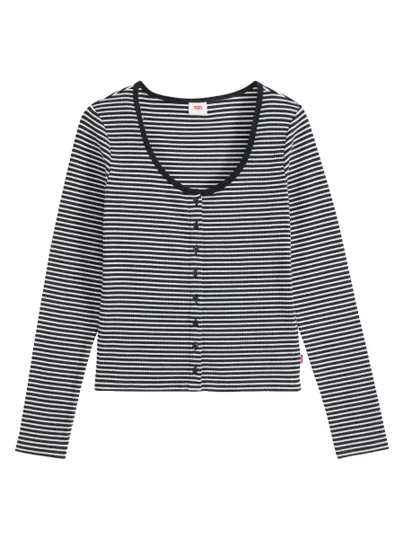 LEVI'S ® Geacă tricotată AUSTEN gri metalic alb