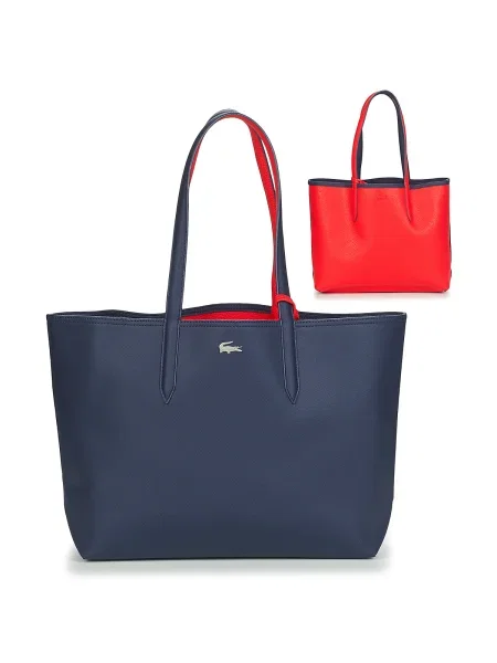 Lacoste Kabelka Shopping Bag Červená modrá