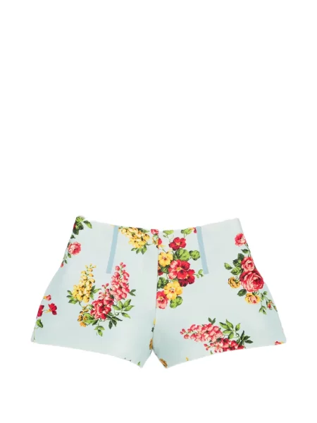 Pantaloni scurți Brandon Maxwell cu model floral cu imagine albastru
