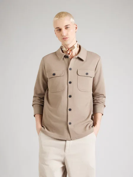 Only & Sons Cămașă ONSNEWKOBE taupe gri