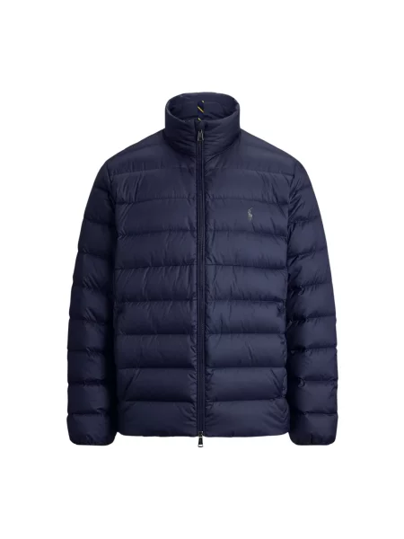 Kompaktowa kurtka puchowa Polo Ralph Lauren niebieska