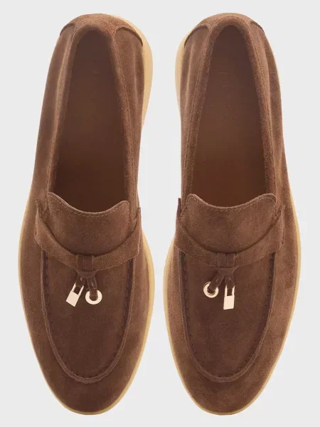 Замшеві лофери Prpy коричневі