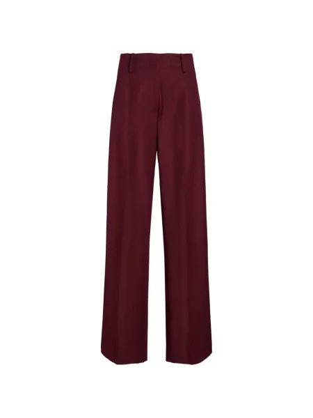 Pantaloni Proenza Schouler de lână roșu