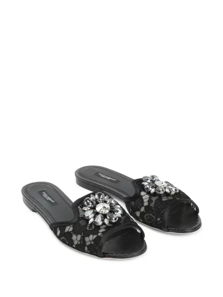 Nėriniuotas sagė Dolce & Gabbana juoda
