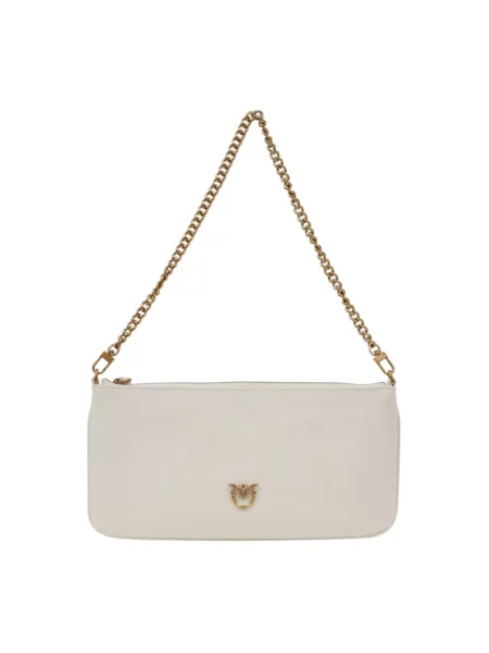 Torebka Pinko bez obcasa biała