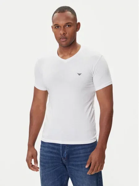 Emporio Armani Underwear Majica Fitted Fit bela