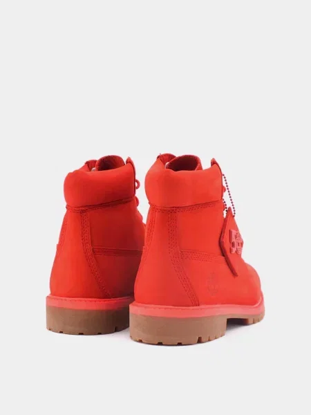Детские ботинки Timberland красные