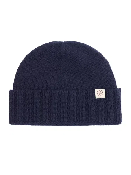 GOBI Cashmere Čiapky Unisex Beanie námornícka modrá