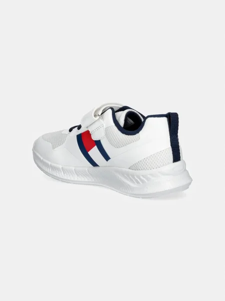 Tommy Hilfiger Sportcipők Flag Low Cut Lace-Up/Velcro S fehér