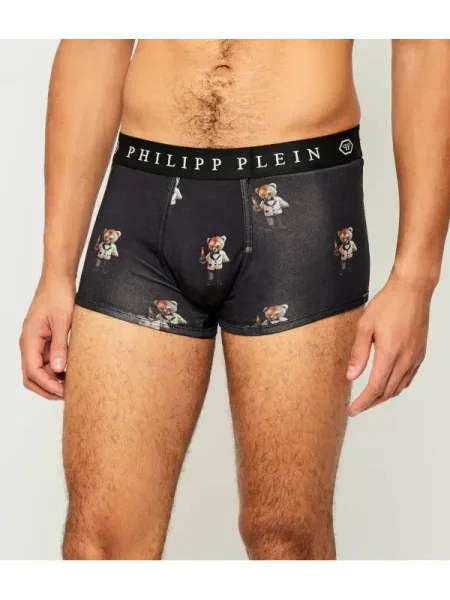 Philipp Plein Chiloți boxer Teddy All-over negru
