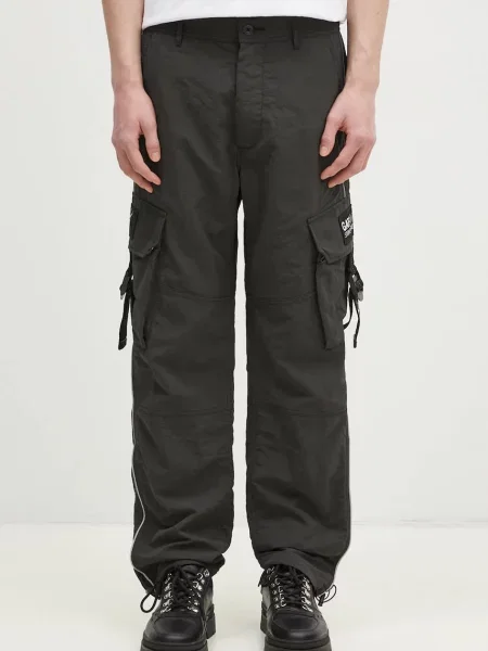 Levi's spodnie x Gundam SEED fason cargo high waist czarny