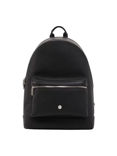 Torba Lacoste skórzana czarna
