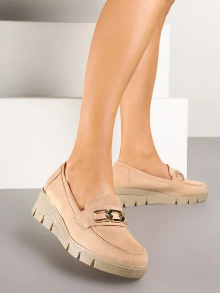Mocasini Cariella bej