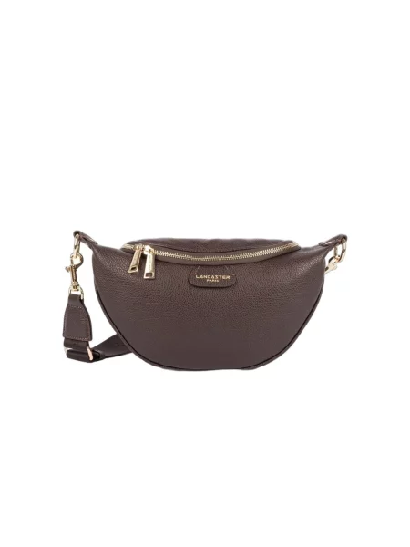 LANCASTER Paris Geantă de umăr Lancaster Sac banane Zippé Dune Marron Foncé' maro