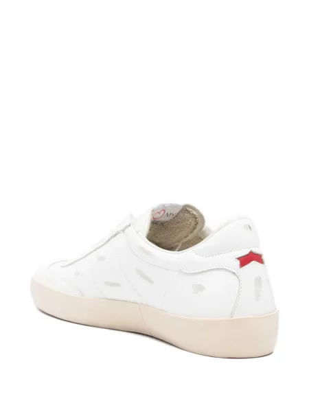 Sneakerși Ishikawa din piele alb