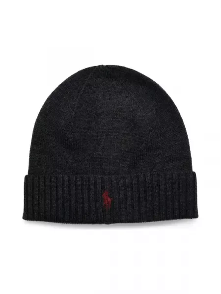 POLO RALPH LAUREN de lână căciulă gri