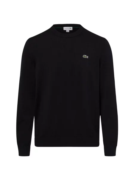 Lacoste sweter z dzianiny Mężczyźni jednolity 5 czarny